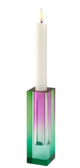 Gift Company Sari Kristallglas Vase H16,5 cm grün/lila gs 