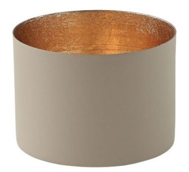 Gift Company Chennai Windlicht M sandstone/gold 