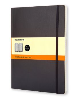 Moleskine Notizbuch XL Liniert Soft Cover Schwarz 