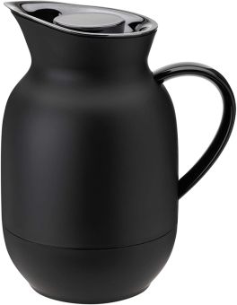 Stelton Amphora Isolierkanne Kaffee 1 L soft black 