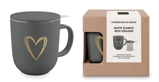 Paperproducts Design T-Mug Pure Heart anthracite Matte 