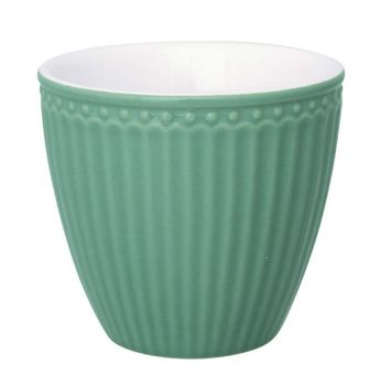 Greengate Latte Becher Alice dusty green 