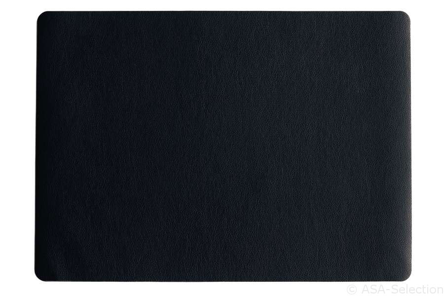 Günstig online kaufen | ASA Selection Tischset schwarz Lederoptik 46x33 cm  | ArtGusto